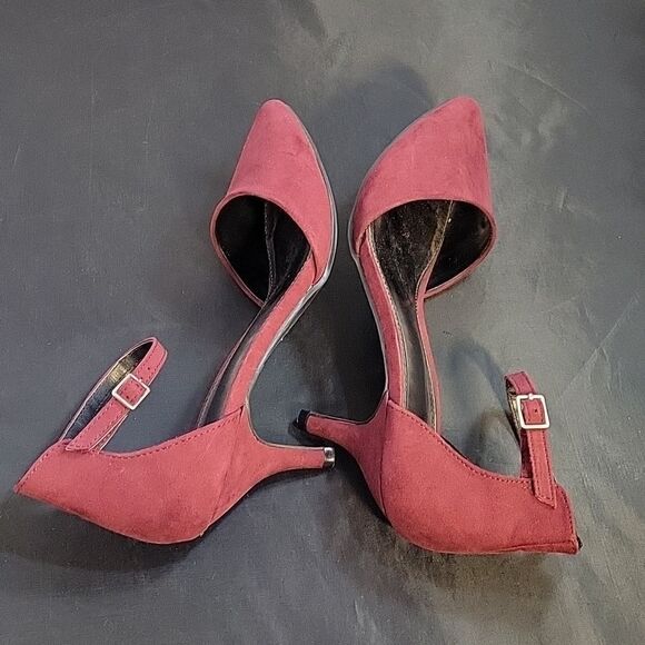 BRAND NEW CATO LOW HEEL ADJUSTABLE BUCKLE ANKLE STRAP POINTED TOE D'ORSAY SHOE - Picture 13 of 14